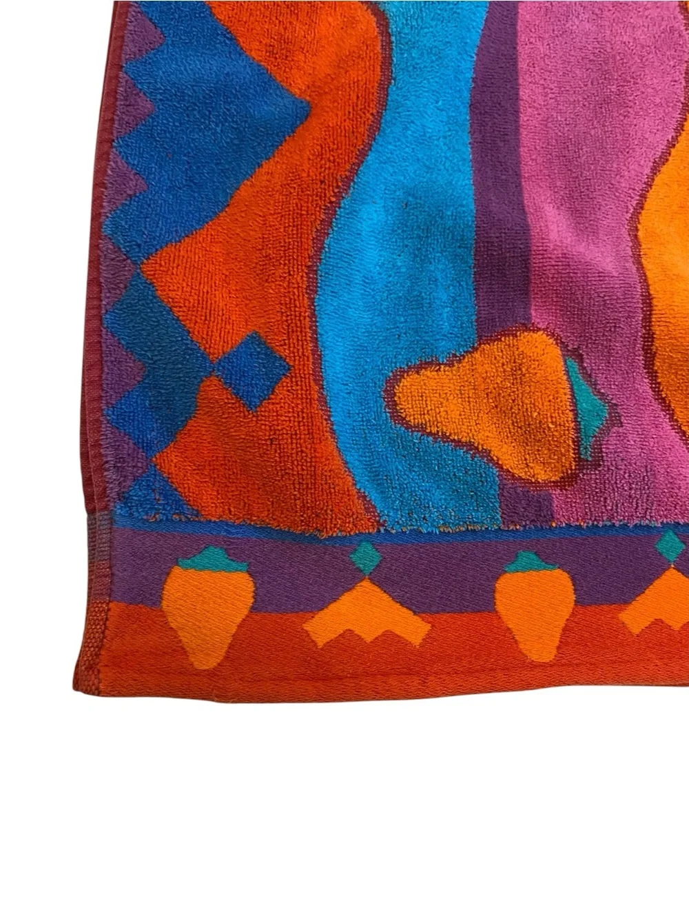 Royal Terry Colorful Southwestern Chili Pepper Beach Towel Boho Unisex